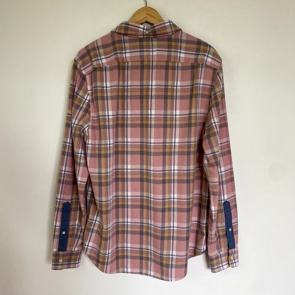 NWT Joe's Jeans The Shirt Plaid Brushed Flannel Unisex Shirt Large - Picture 9 of 10